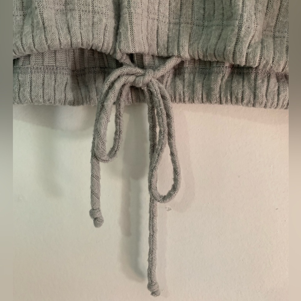 Lush Grey Rib Knit Crew Neck - Picture 5 of 6